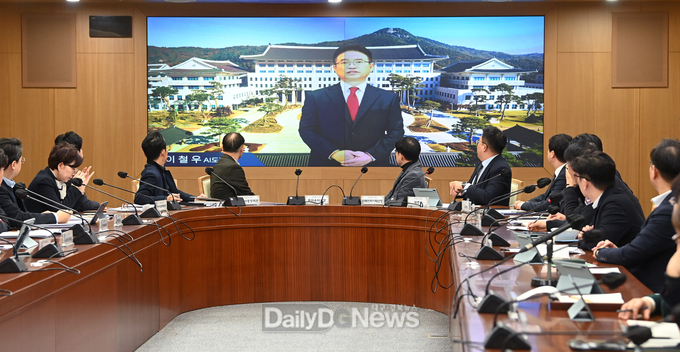 도지사 영상메시지, 인공지능(AI) 도지사 활용하여 확대 제공