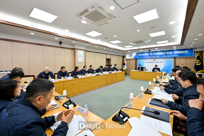 영덕군, 2024년 국가지원예산 확보 전략회의 개최