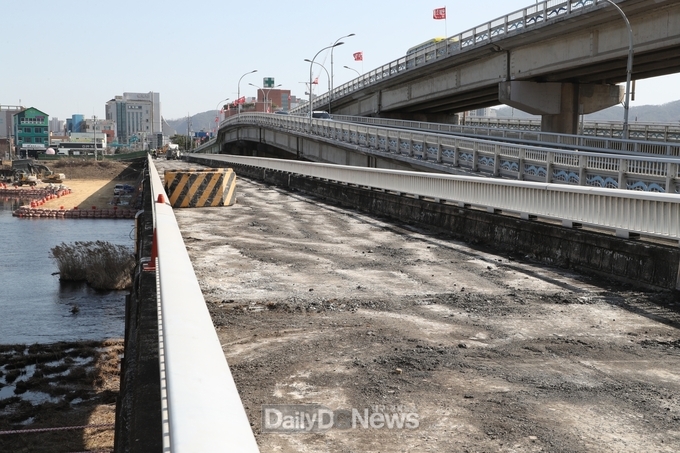 안동시, 법흥인도교 철거공사에 따른 통행제한 실시