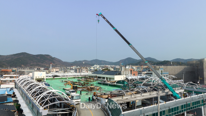 영덕시장, 철거공사 시작으로 명품시장 재건축 돌입