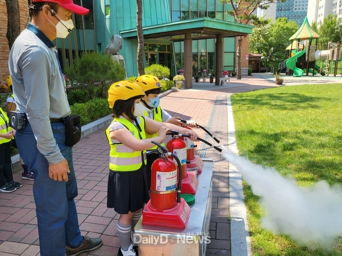 대구시교육청. 찾아가는 안전빵빵 안전교육 실시 모습. (사진=대구시교육청 제공)