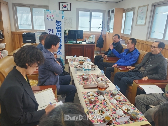조현일 시장, 농업인상담소 간담회 개최