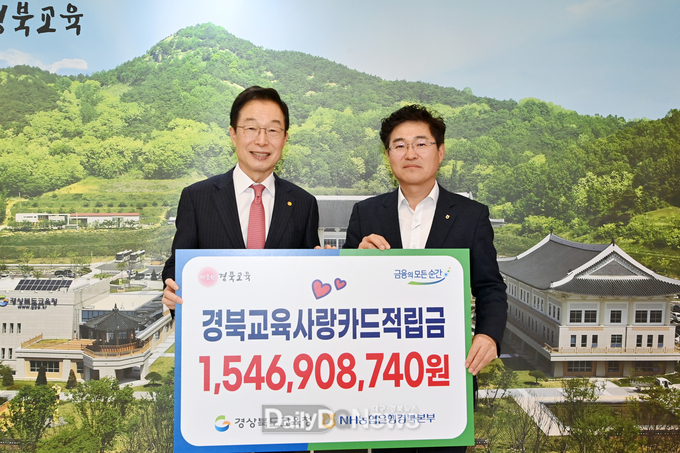 경북교육청, 경북교육사랑카드 적립금 15억 4,690만 원 조성