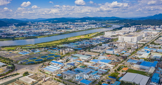 구미시내 전경