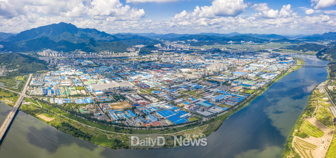 구미시내 전경