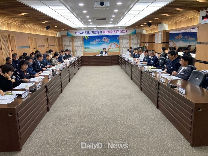 영천시, 2023년 대외 기관평가 목표달성 대책 보고회