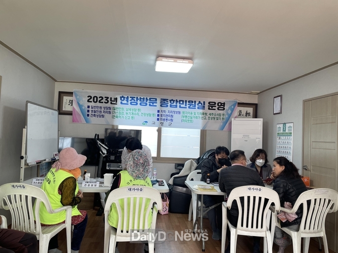 고령군, 2023년 현장방문 종합민원실 운영
