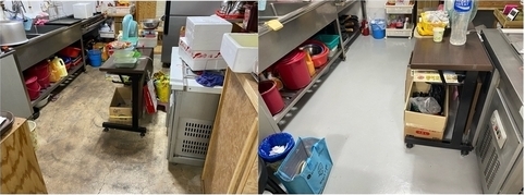 주방 개선 전 사진 개선 후
