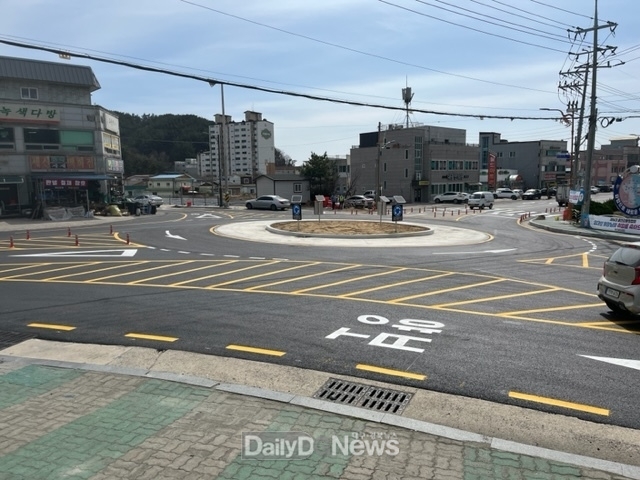 울진군, 후포터미널 앞 회전교차로 설치