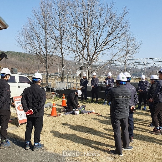 의성군, 공공하수처리시설 안전훈련 실시