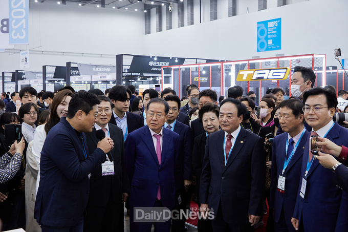 제21회 대구국제안경전 라인 투어 모습. (사진=대구시 재공)
