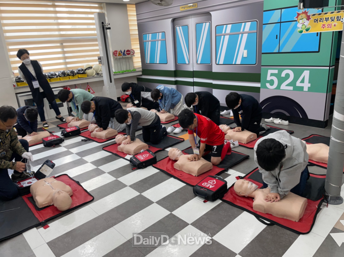 대구시교육청. 2023년 안전체험교실 운영 모습. (사진=대구시교육청 제공)