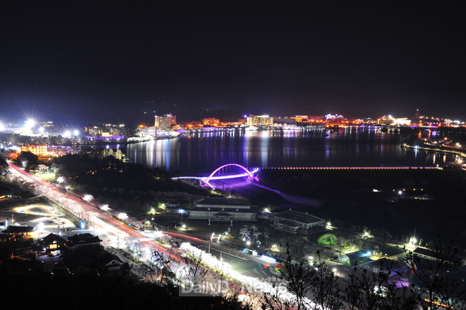  보문단지 야경