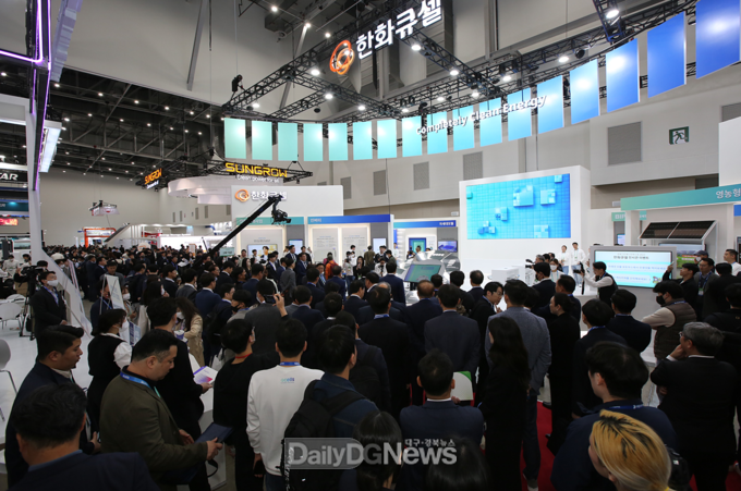 제20회 국제그린에너지엑스포 개최 모습. (사진=대구시 제공)