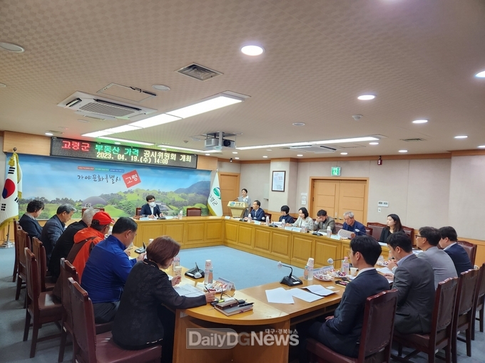 고령군, 부동산가격공시위원회 개최