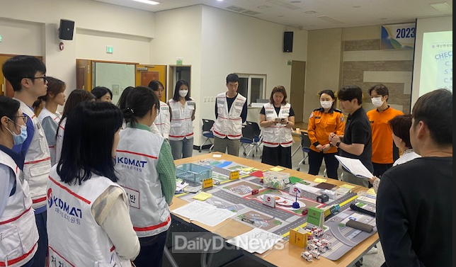 고령군보건소 신속대응반 재난의료대응 도상훈련 실시