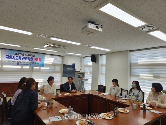 고령군 응급실 기반 자살시도자 관리사업 간담회 실시