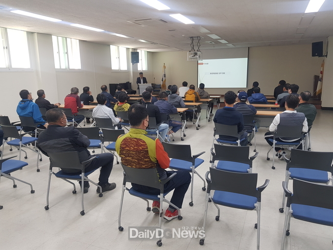 울릉군, 환경미화업무 종사자 안전보건 정기교육 실시