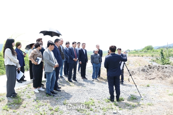 북경주 파크골프장 조성 현장 방문해 진행상황 점검