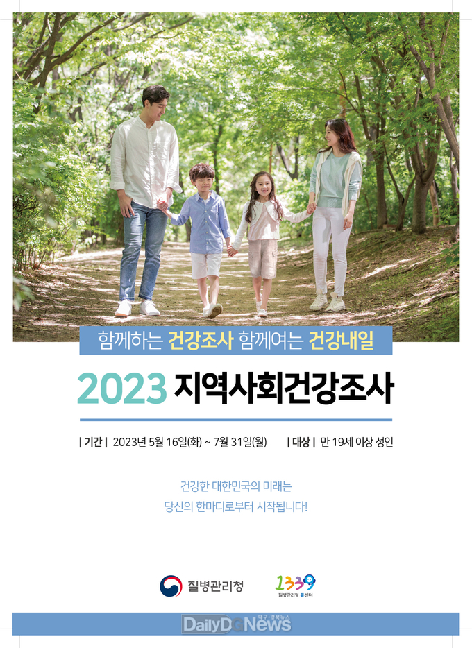 울진군, 2023년 '지역사회 건강조사' 실시