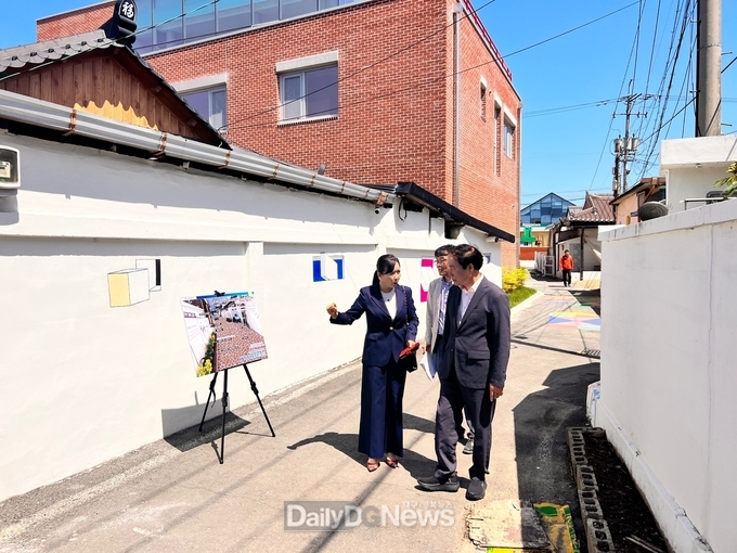 의성군, 골목길환경정비 및 마늘상가거리개선사업 현장 지도 점검