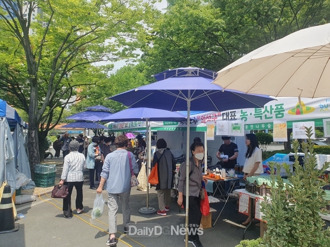 의성군, 자매도시 수성구 직거래 장터 운영
