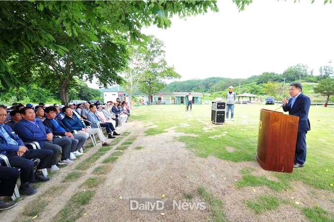 군위군 삼국유사면 석산리 파크골프장 새단장
