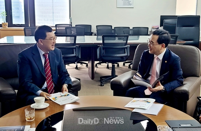 주낙영 경주시장 산업부 장관 면담