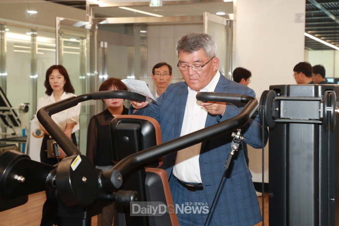 김학동 예천군수, 예천군 복합커뮤니티센터 현장 점검