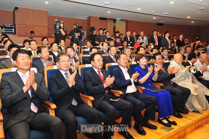 김진열 군위군수, 대구광역시 편입 기념식 참석