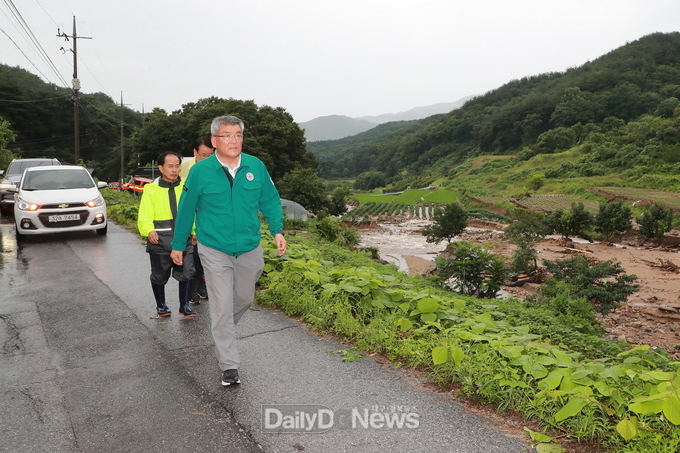 예천군, 집중호우 피해현장 파악과 대응에 행정력 집중
