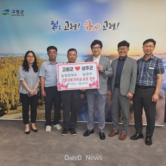 고령군‧성주군, 고향사랑기부제 상호기부