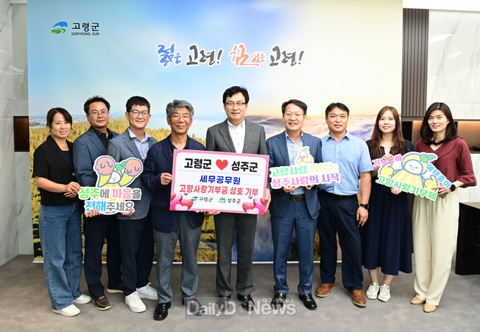 고령‧성주군, 고향사랑기부제 상호 기부로 상생발전
