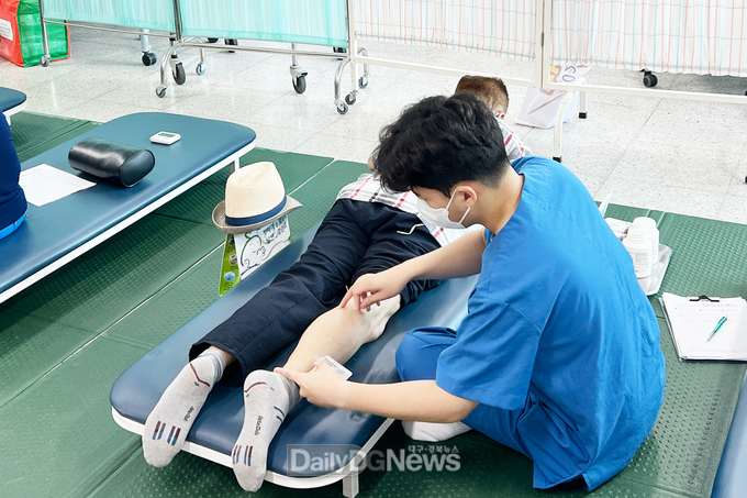 청송군, 지체장애인 찾아가는 한방사업
