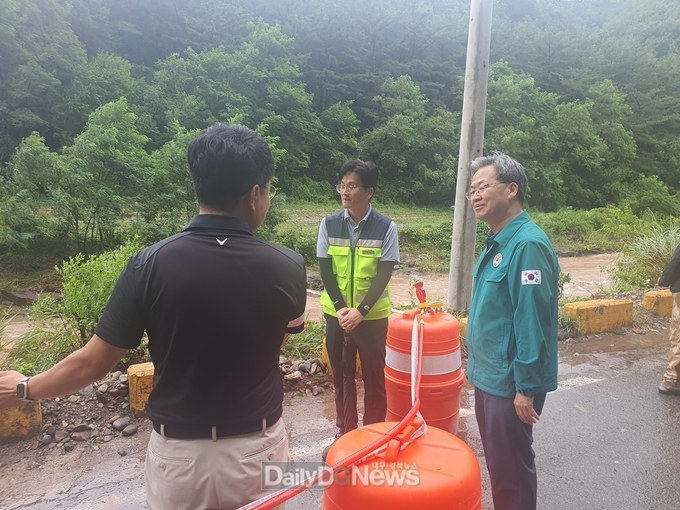 오도창 영양군수, 태풍‘카눈’수해복구지역 현장방문