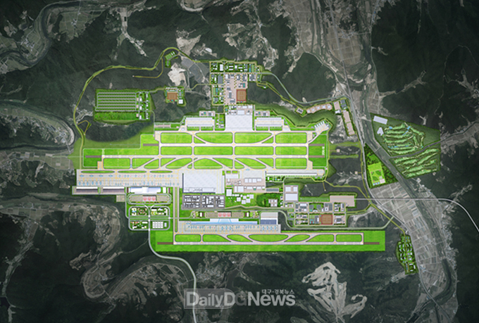 대구경북통합신공항 조감도. (사진=대구시 제공)