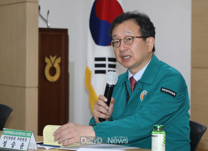 국민권익위 전원위원회, 청탁금지법 시행령 개정안 의결 정승윤 부위원장