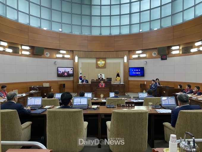 봉화군의회, 제259회 임시회 개회
