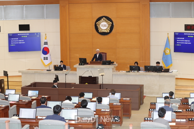 포항시의회, 제307회 임시회 시정질문 실시