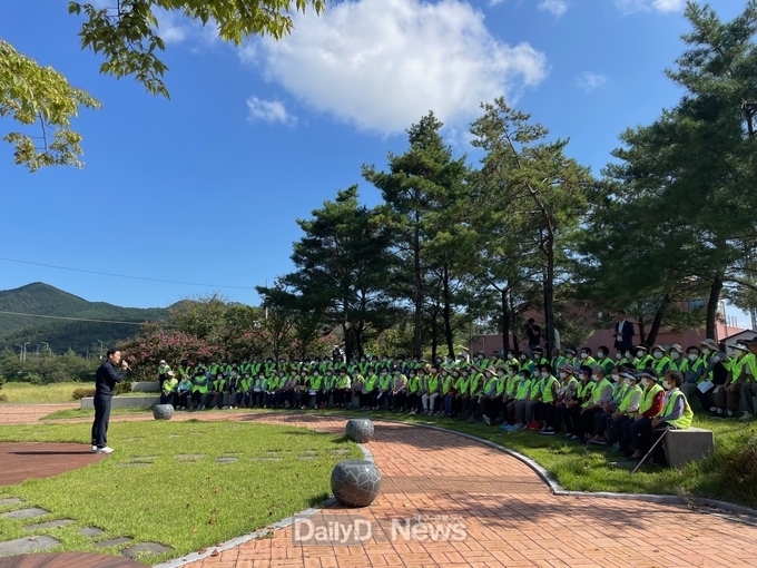 성산면, 노인일자리사업 참여자 교통안전교육 실시