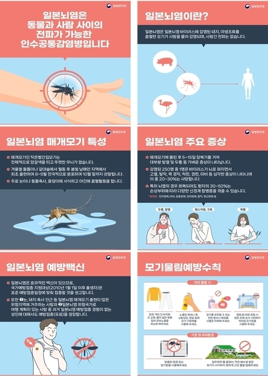 경산시, 올해 일본뇌염 첫 환자 발생!