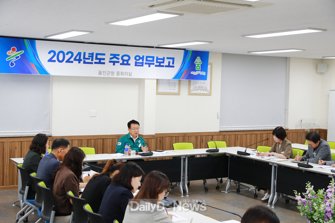 울진군, 2024년도 주요 업무보고 개최