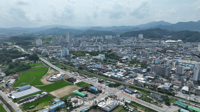 문경시내 전경