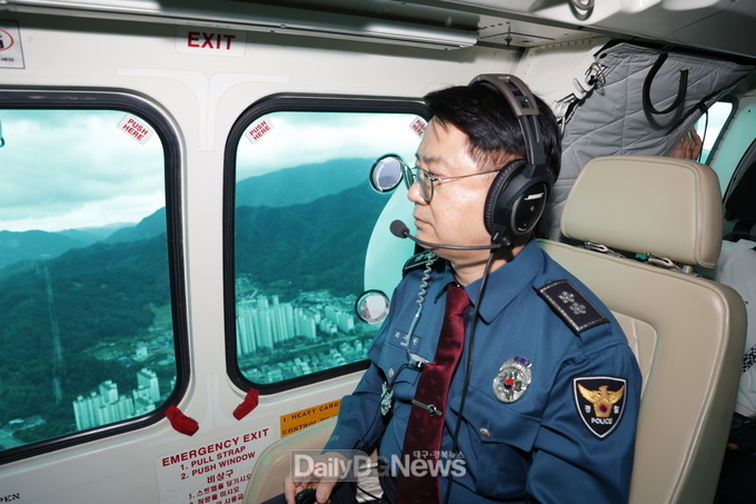 경북경찰, 항공정찰로 추석 연휴 ‘특별 교통관리’