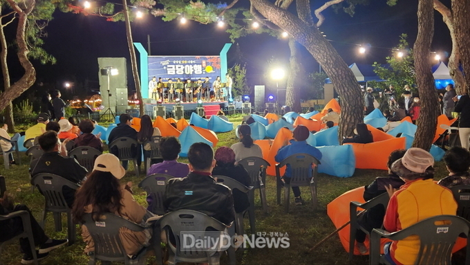 사진은 2023금당야행_2022금당야행 송림무대 장면 예천군 제공