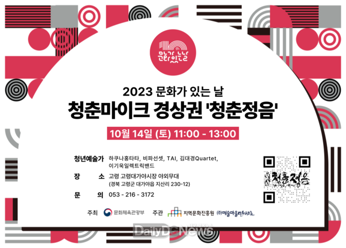 2023 문화가 있는 날 ‘청춘마이크’ 경상권 공연
