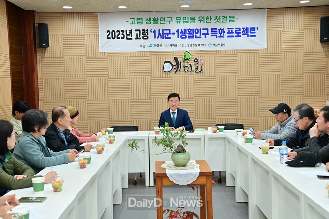 고령군, 생활인구 유입 프로젝트 2탄 ‘1시군-1생활인구 특화프로젝트’ 운영