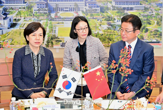 장민(张敏) 中 허난성 부성장, 경북도청 방문