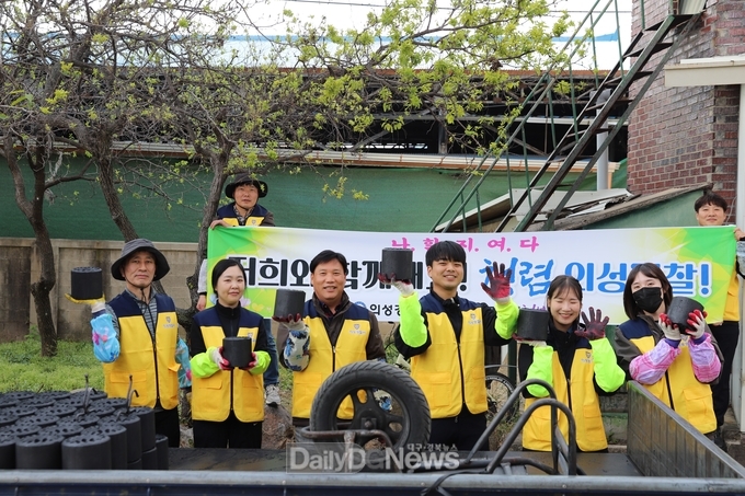 의성서 청렴 선도그룹, ‘사랑의 온기(溫氣) 전달’ 봉사활동 펼쳐