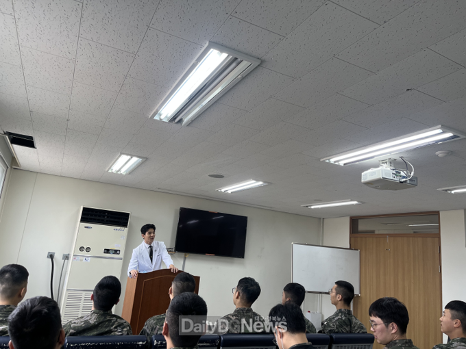 한국건강관리협회 경북지부, 해병1사단 72대대, 장병 대상 금연교육 실시